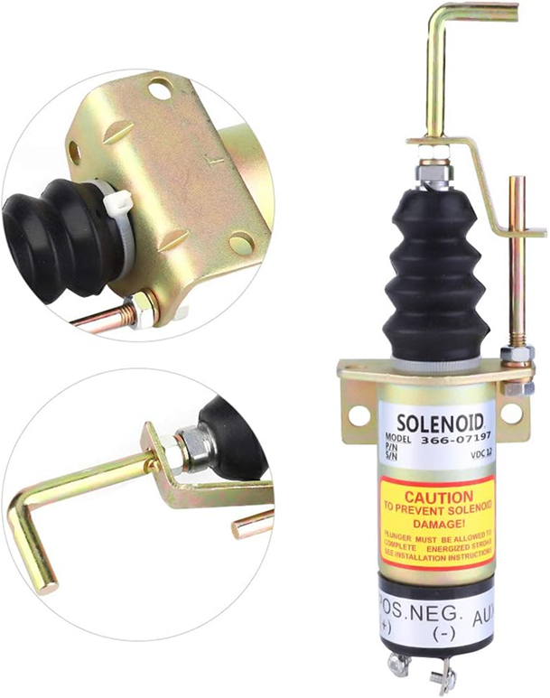 Lister Petter 12V Fuel Shutoff Solenoid