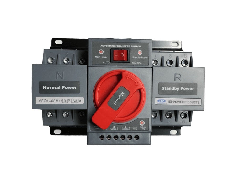 63Amp 3-Pole Automatic Transfer Switch (ATS)